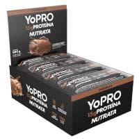 Barra de Proteínas YoPRO e Nutrata Chocolate 15g - 12 unidades